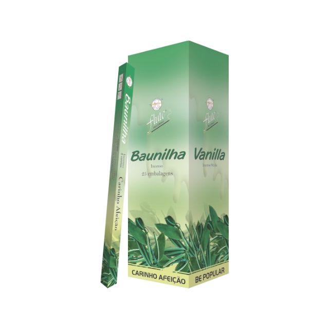 Caixa Incenso Flute Regular Square - Baunilha