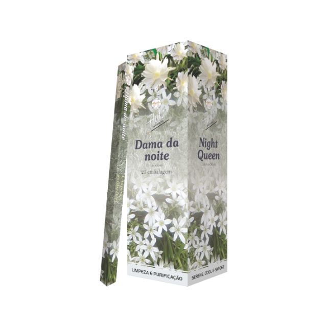 Caixa Incenso Flute Regular Square - Dama da Noite