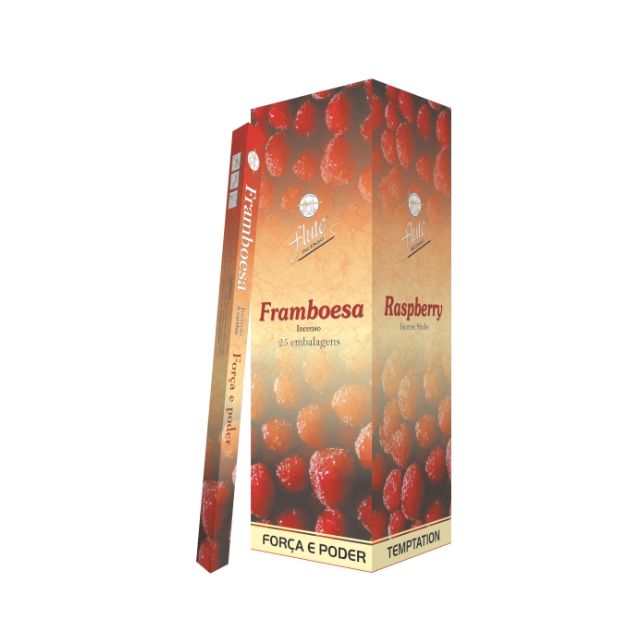 Caixa Incenso Flute Regular Square - Framboesa