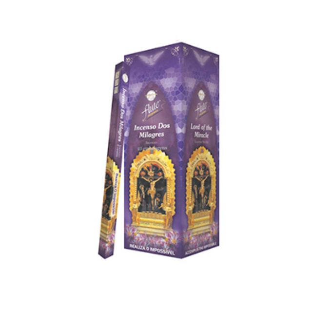 Caixa Incenso Flute Regular Square - dos Milagres