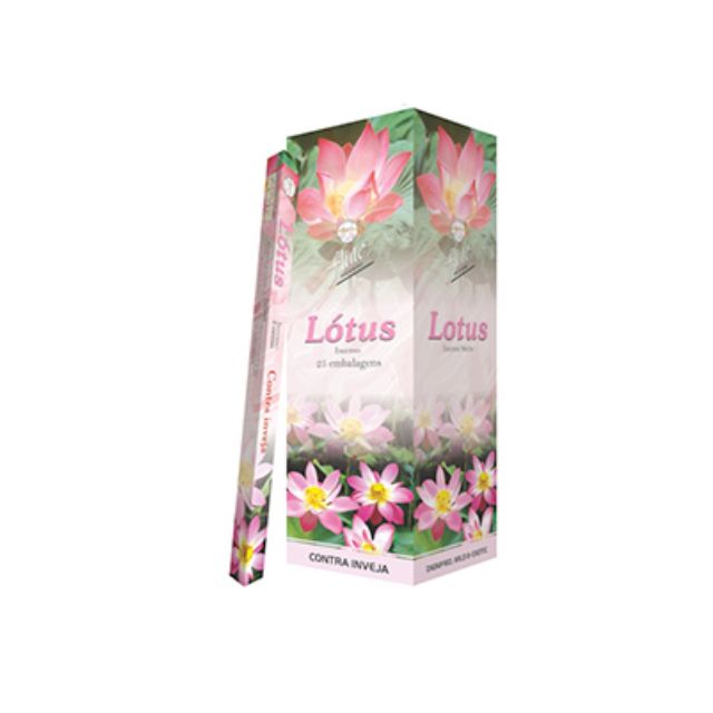 Caixa Incenso Flute Regular Square - Lótus