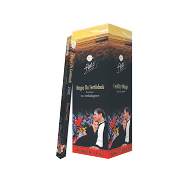 Caixa Incenso Flute Regular Square - da Fé