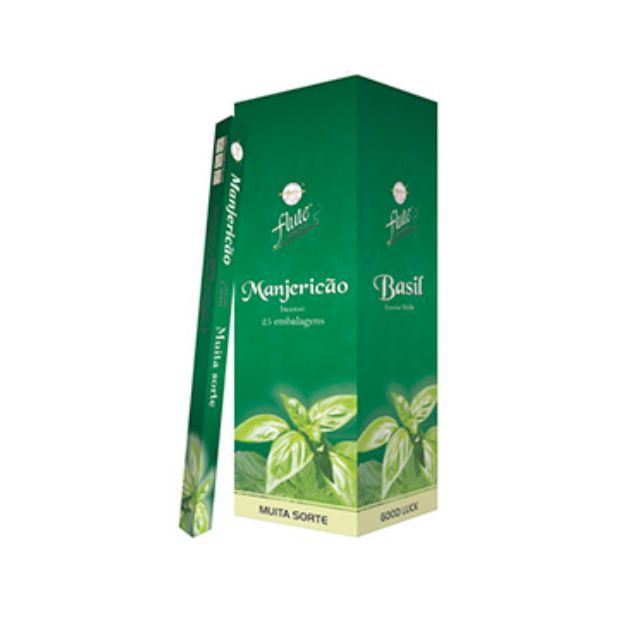 Caixa Incenso Flute Regular Square - Manjericão