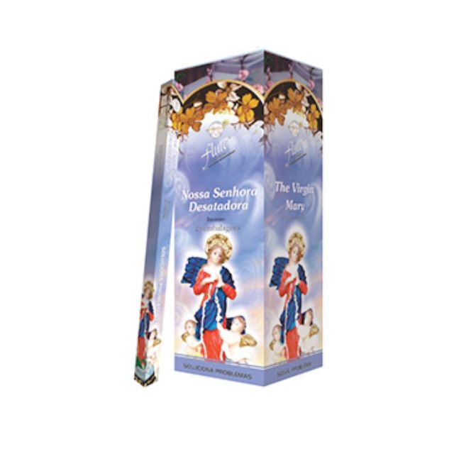 Caixa Incenso Flute Regular Square - Nossa Senhora Desatadora