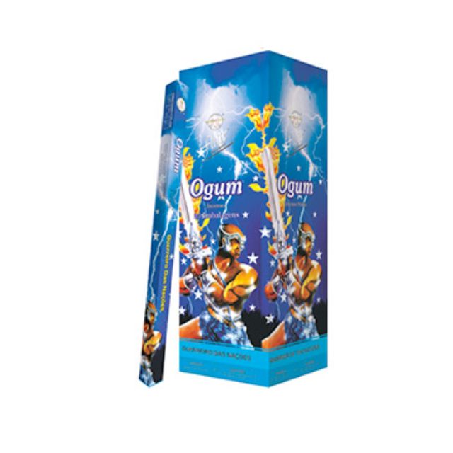 Caixa Incenso Flute Regular Square - Ogum