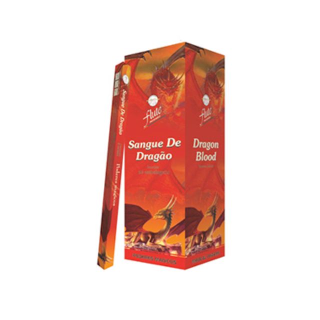 Caixa Incenso Flute Regular Square - Sangue de Dragão