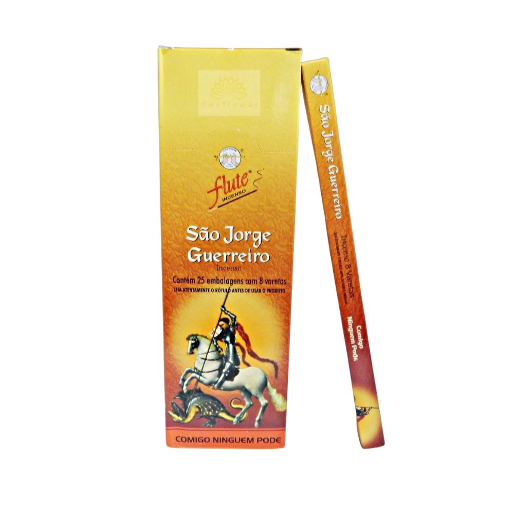 Caixa Incenso Flute Regular Square - São Jorge Guerreiro