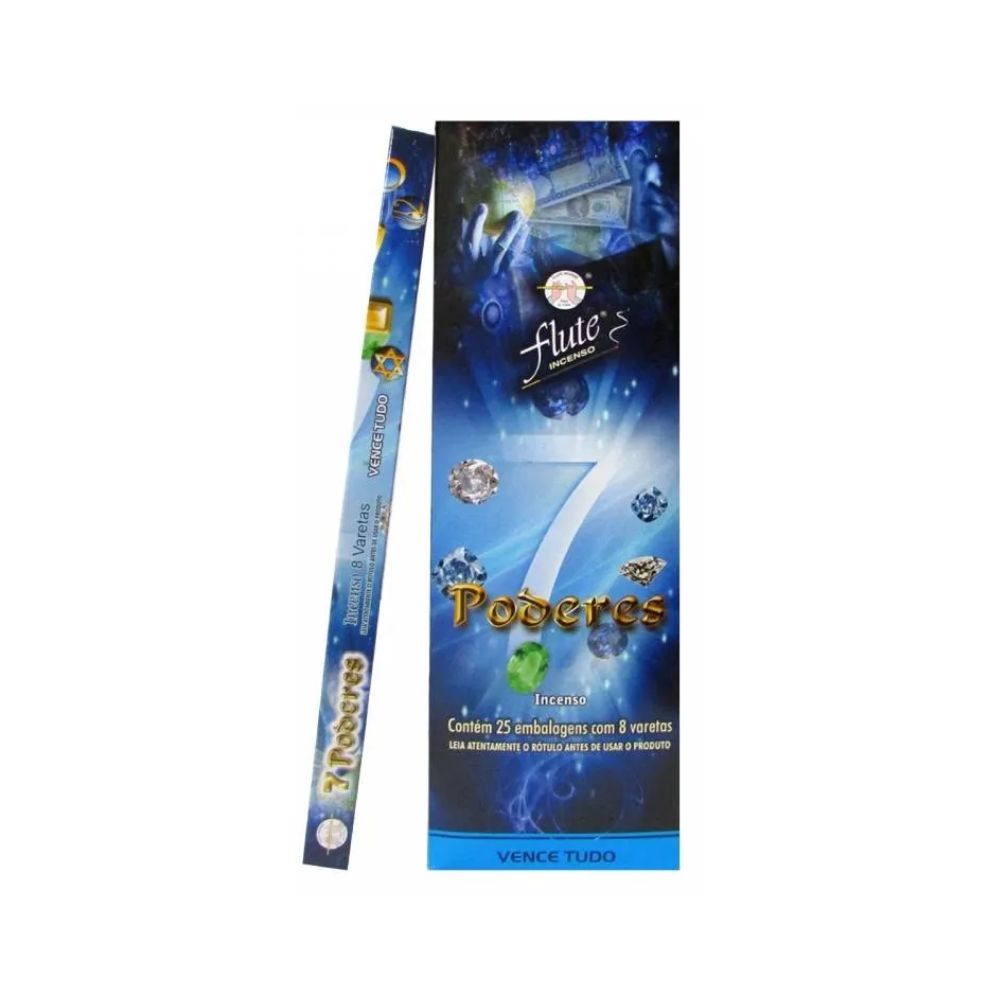 Caixa Incenso Flute Regular Square - 7 Poderes